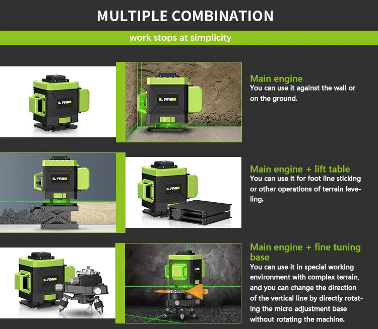 3D12 Line Green Laser Level Laser Level