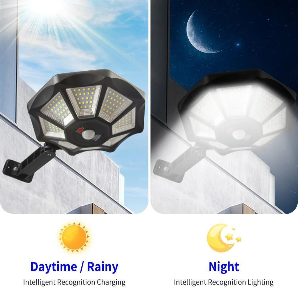Solar Lights Outdoor Motion Sensor Led Light Waterproof Garden Yard Street Lamps