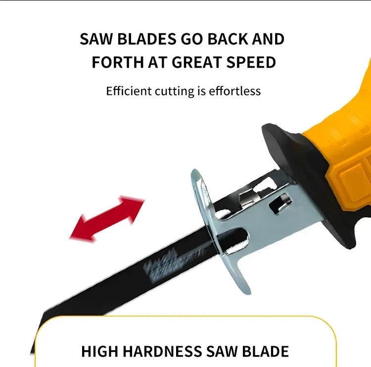 Dewalt 2800RPM Cordless Reciprocating Saw 20V Brushless Electric Saw Multifunctional Metal Wood Pipe Cutting Saw Power Tool