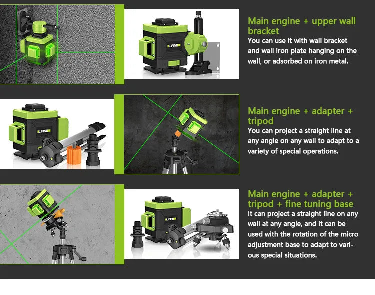 3D12 Line Green Laser Level Laser Level