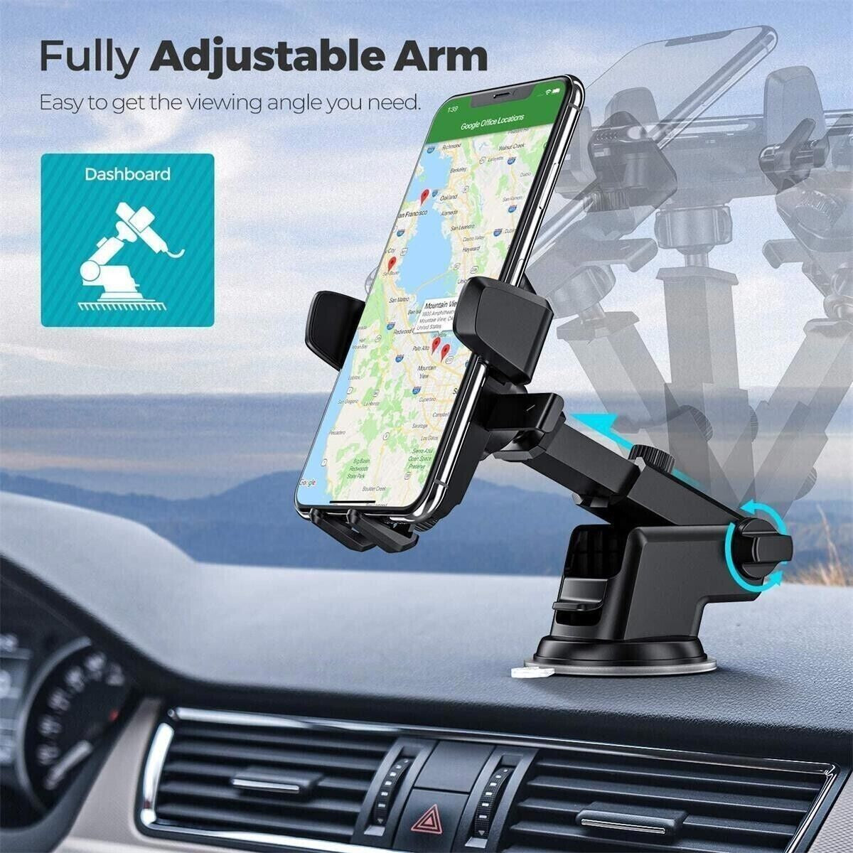 Soporte Sostenedor Estante Magnetico De Telefono Celular Para Coche Auto Nuevo