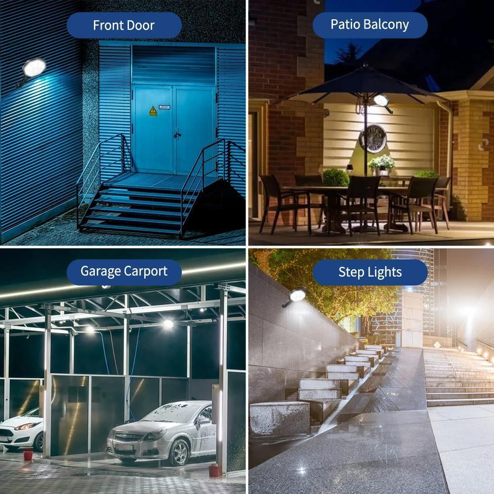 Solar Lights Outdoor Motion Sensor Led Light Waterproof Garden Yard Street Lamps