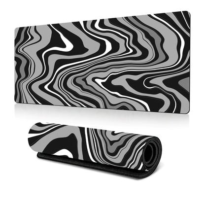 Abstract Fluid Art Corrugated Mouse Pad