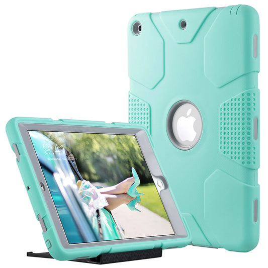 Ipad 9.7 Case 6Th 5Th Generation, Heavy Duty Shockproof Kickstand Cover for Apple Ipad 6Th 5Th Gen 2018/2017 for Kids, Green