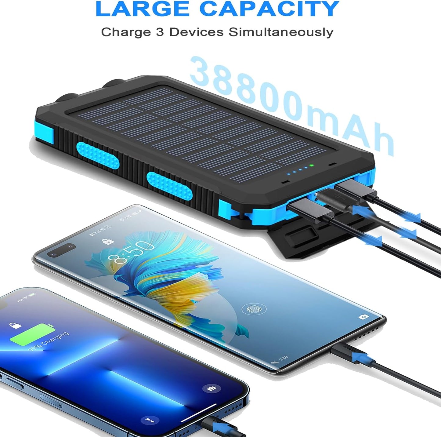 Waterproof Solar Power Bank