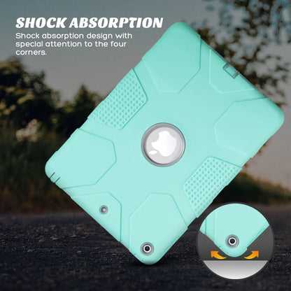 Ipad 9.7 Case 6Th 5Th Generation, Heavy Duty Shockproof Kickstand Cover for Apple Ipad 6Th 5Th Gen 2018/2017 for Kids, Green