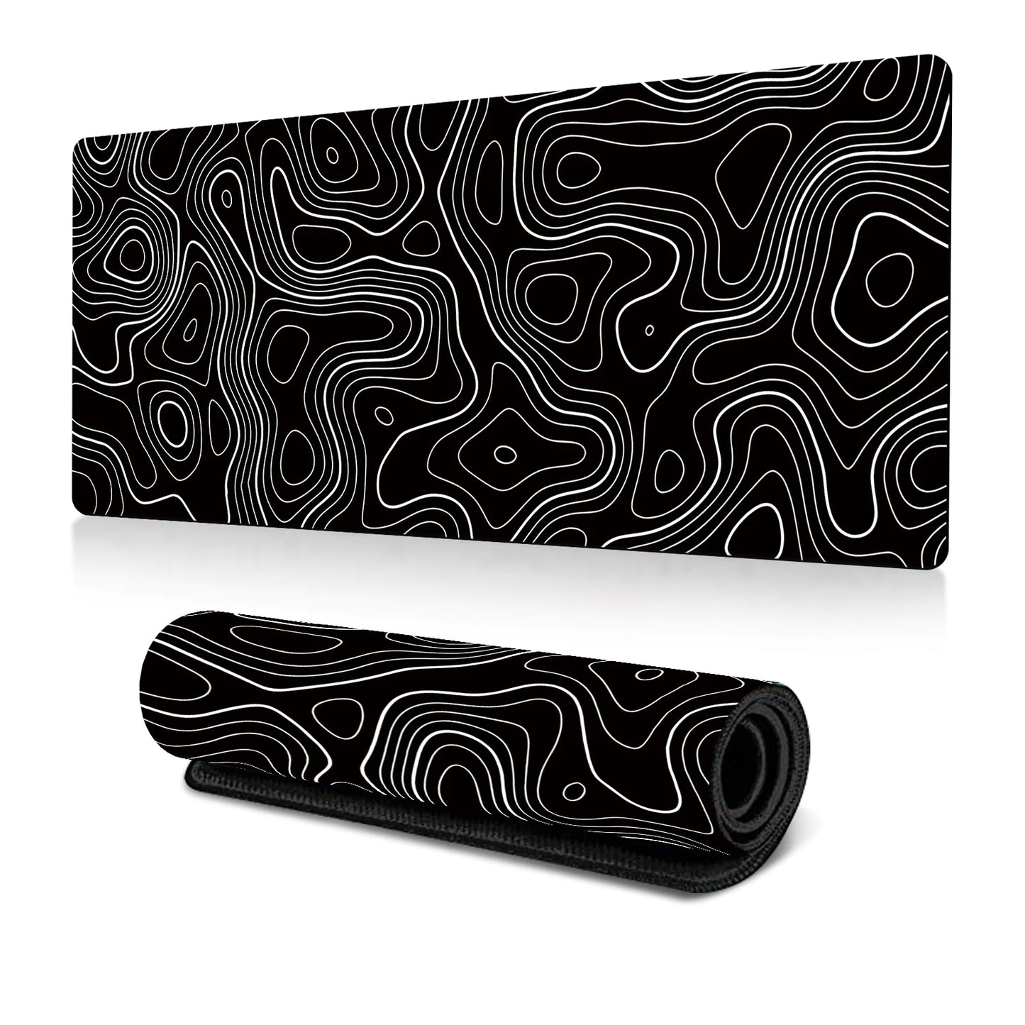 Abstract Fluid Art Corrugated Mouse Pad