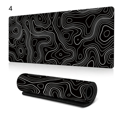 Abstract Fluid Art Corrugated Mouse Pad