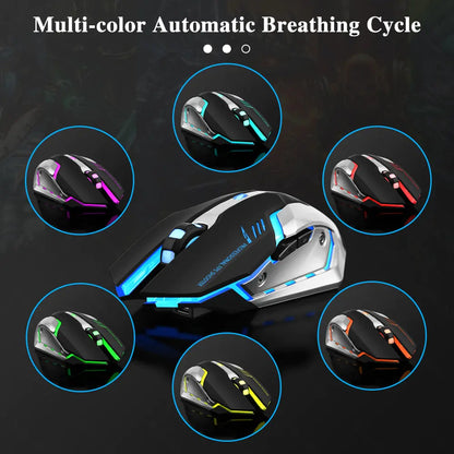 Wireless Bluetooth Mouse Mute Ergonomic Mouse