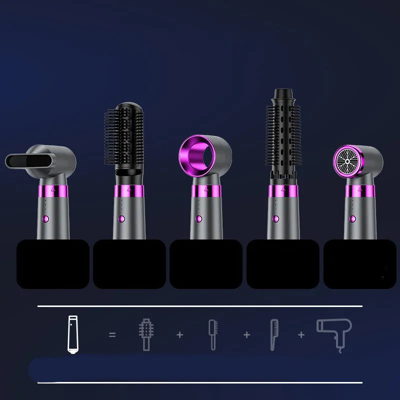 Five-in-one Hair Dryer Automatic Curling Iron